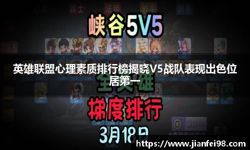 英雄联盟心理素质排行榜揭晓V5战队表现出色位居第一